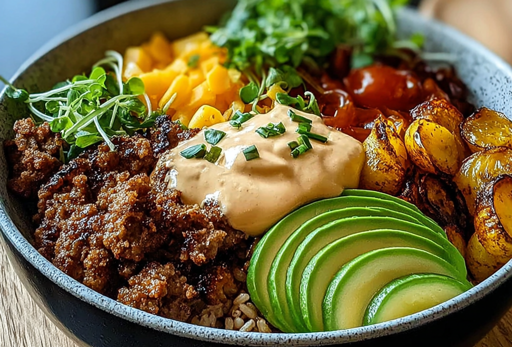 Burger Bowl Components and Assembly