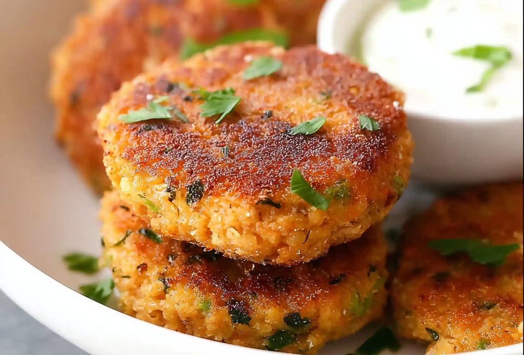 Chickpea Fritters with Herbs and Spices