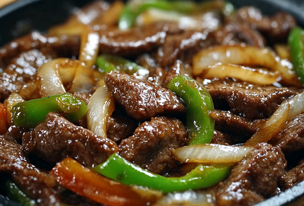 Chinese Pepper Steak with Onions