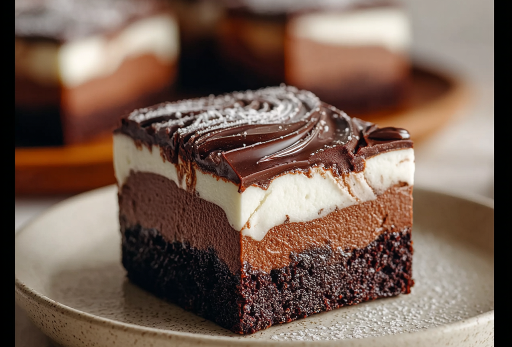 Chocolate Mousse Brownie Instructions