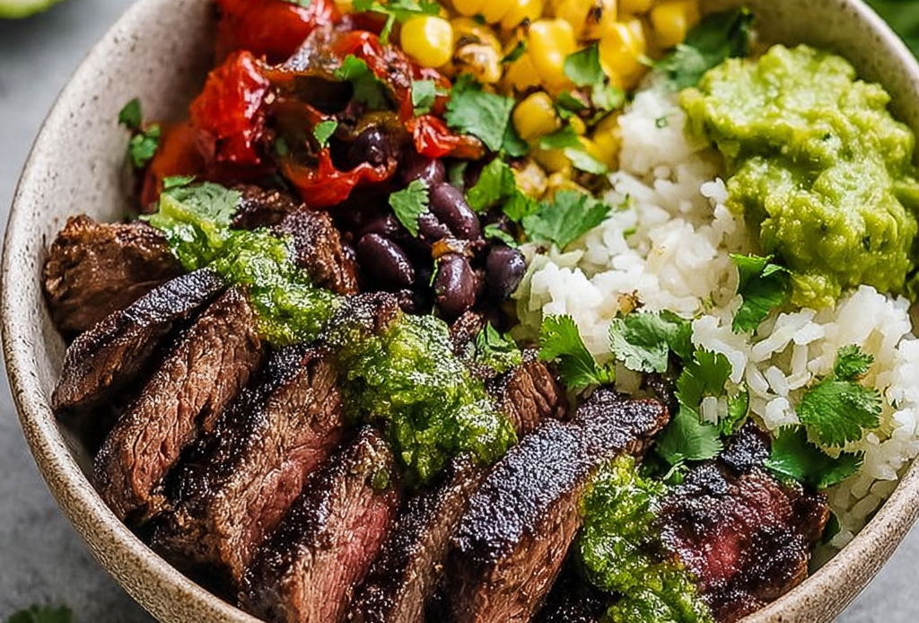 Cilantro Lime Steak Bowls for Easy Weeknights