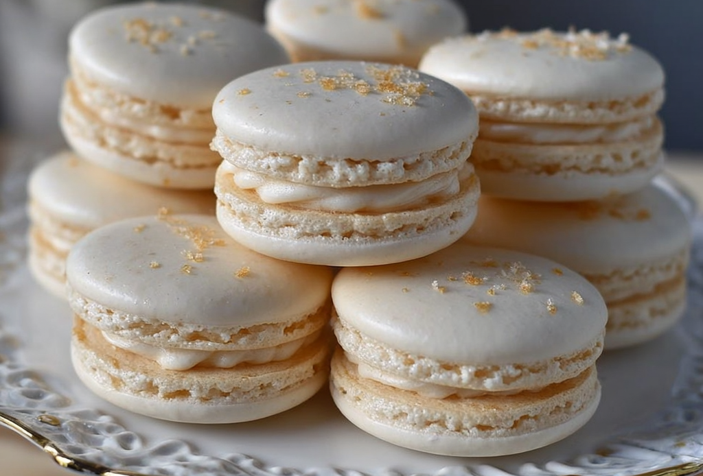 Classic Vanilla Macarons: Creamy and Elegantly Sweet