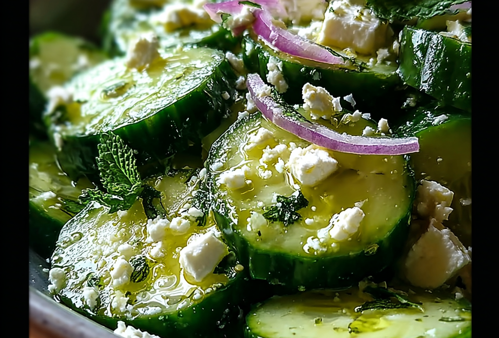 Cool Cucumber Feta Salad
