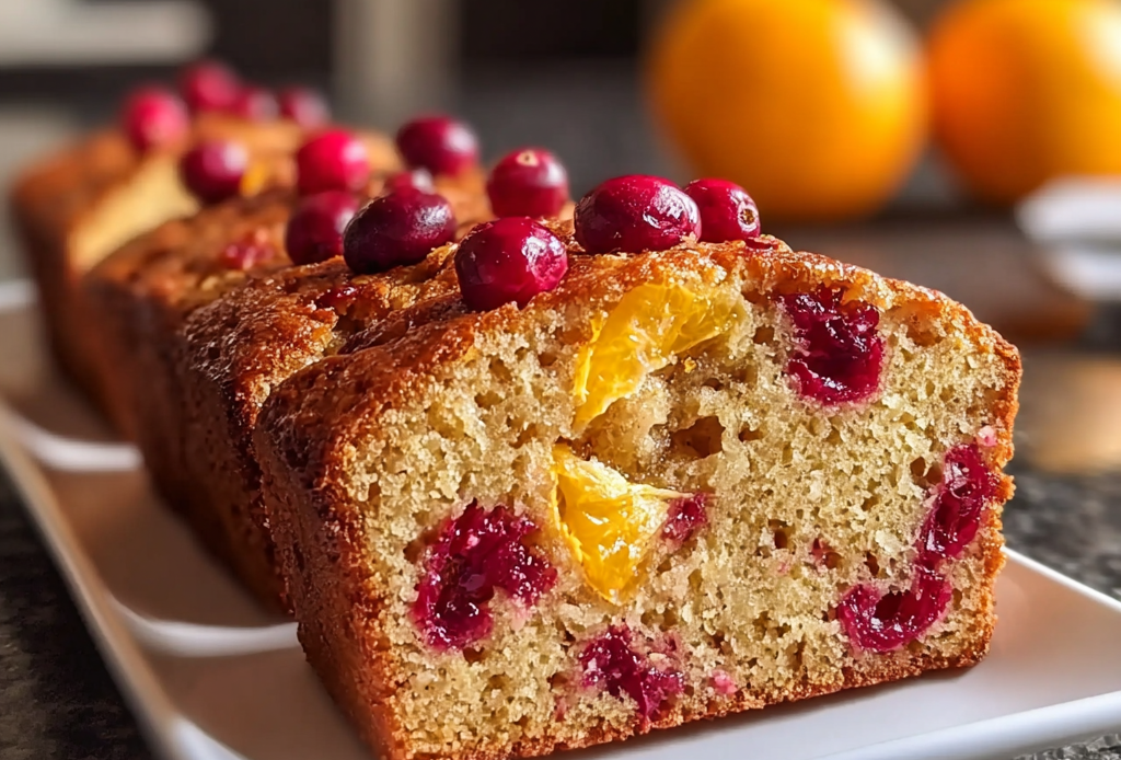 Cranberry Orange Mini Loaves Recipe