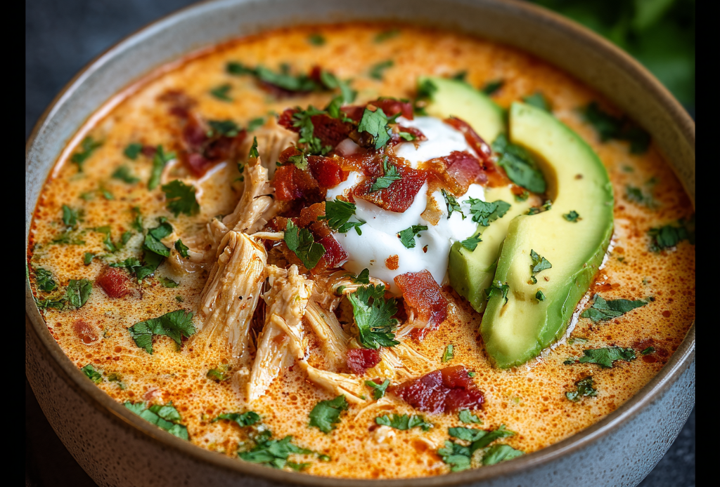 Creamy Chicken Enchilada Soup
