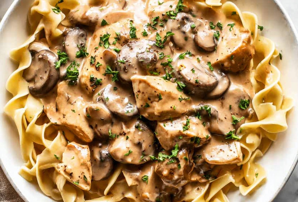 Creamy Chicken Stroganoff Recipe
