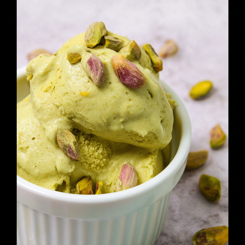 Creamy Homemade Pistachio Ninja Creami Ice Cream