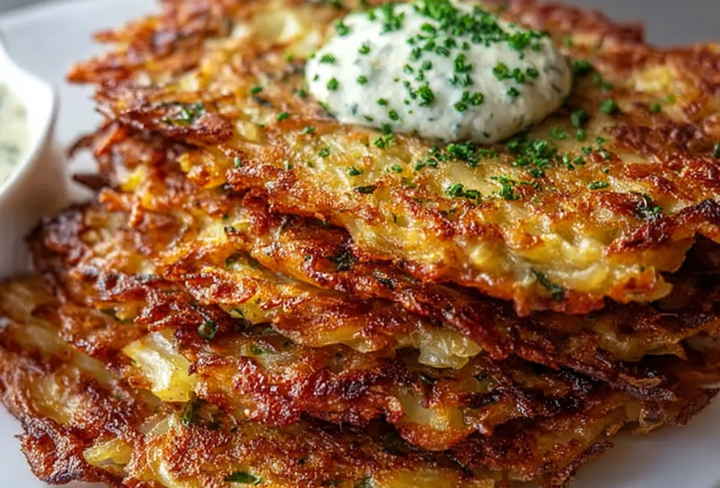 Crispy Savory Cabbage Pancakes