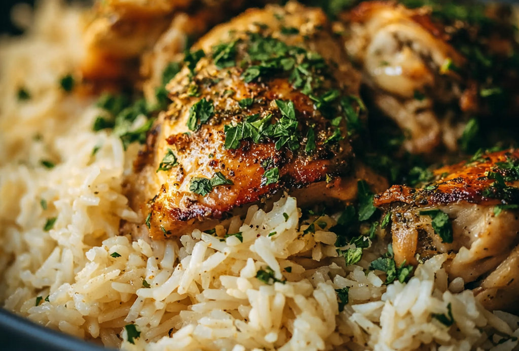 Crock Pot Lemon Chicken with Rice