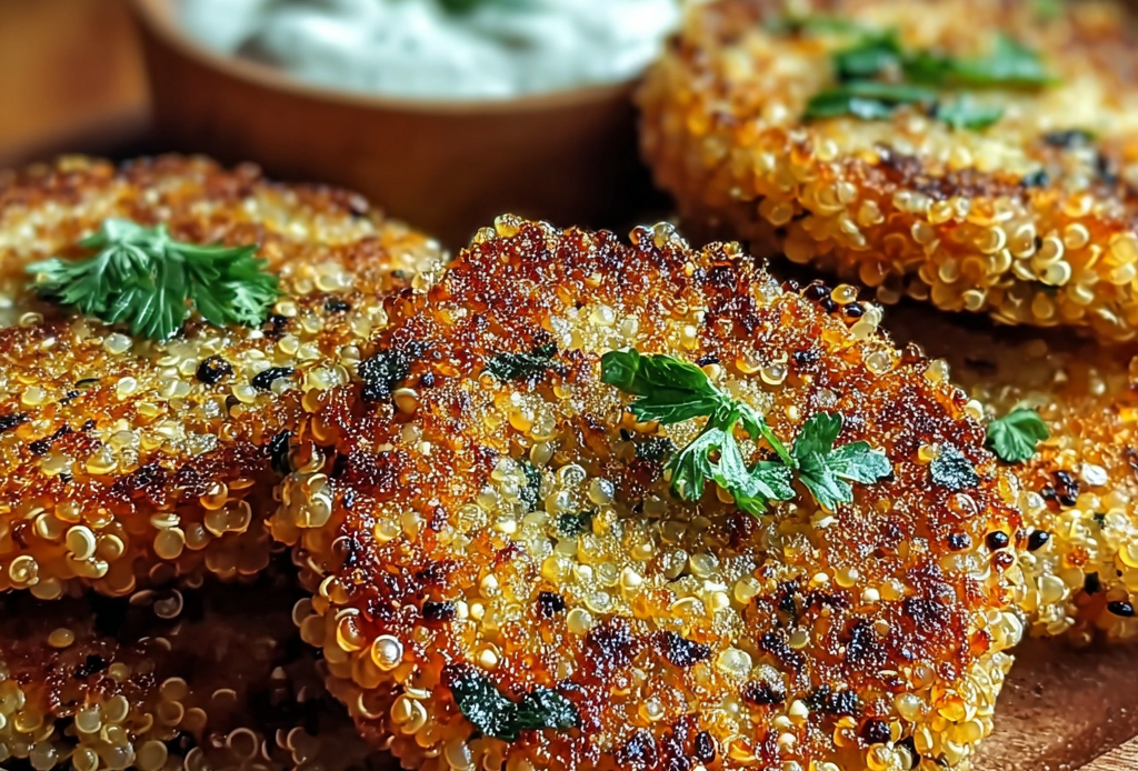 Crunchy Quinoa and Vegetable Patties