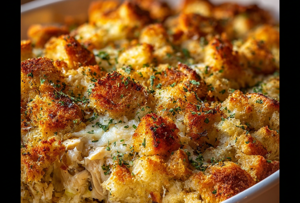 Dolly's Easy Chicken and Stuffing Bake