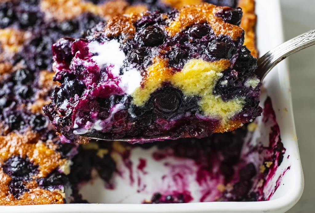 Easy Blueberry Dump Cake Recipe