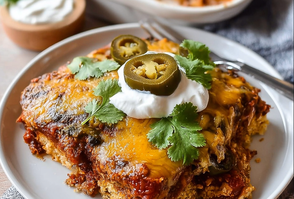 Easy Cheesy Chili Relleno Casserole Bake