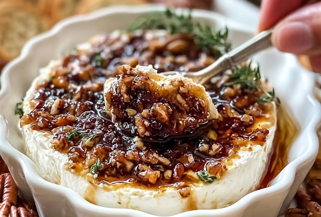 Fig and Goat Cheese Spread with Pecans