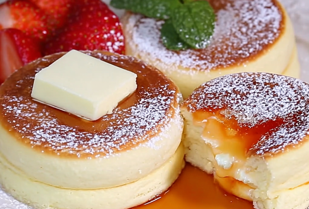 Fluffy Japanese Soufflé Pancakes Recipe