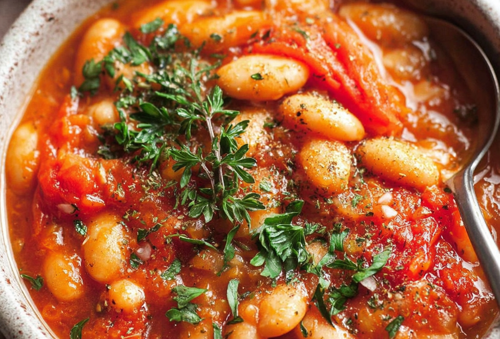 Hearty Moroccan White Bean Stew