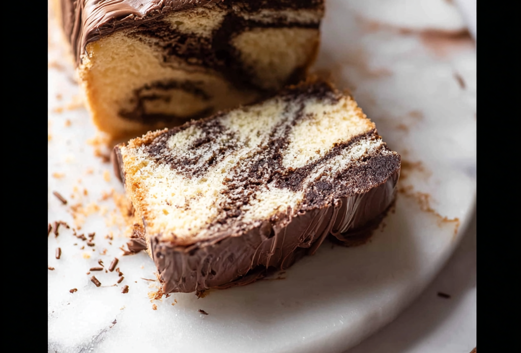 Homemade Marble Cake Preparation