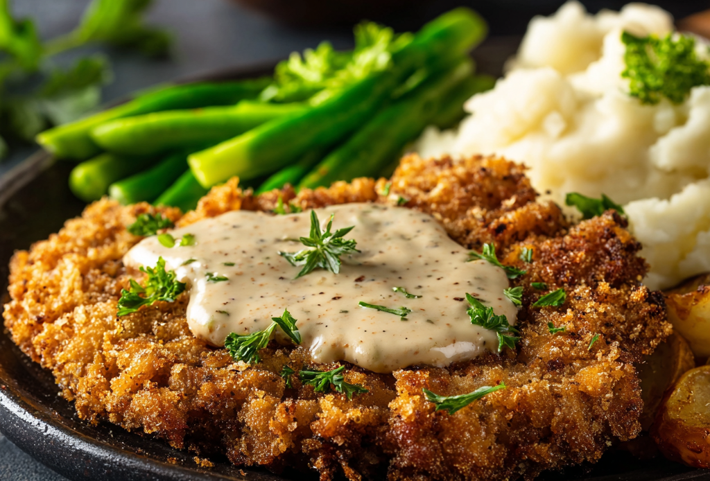 Homestyle Chicken Fried Steak Preparation