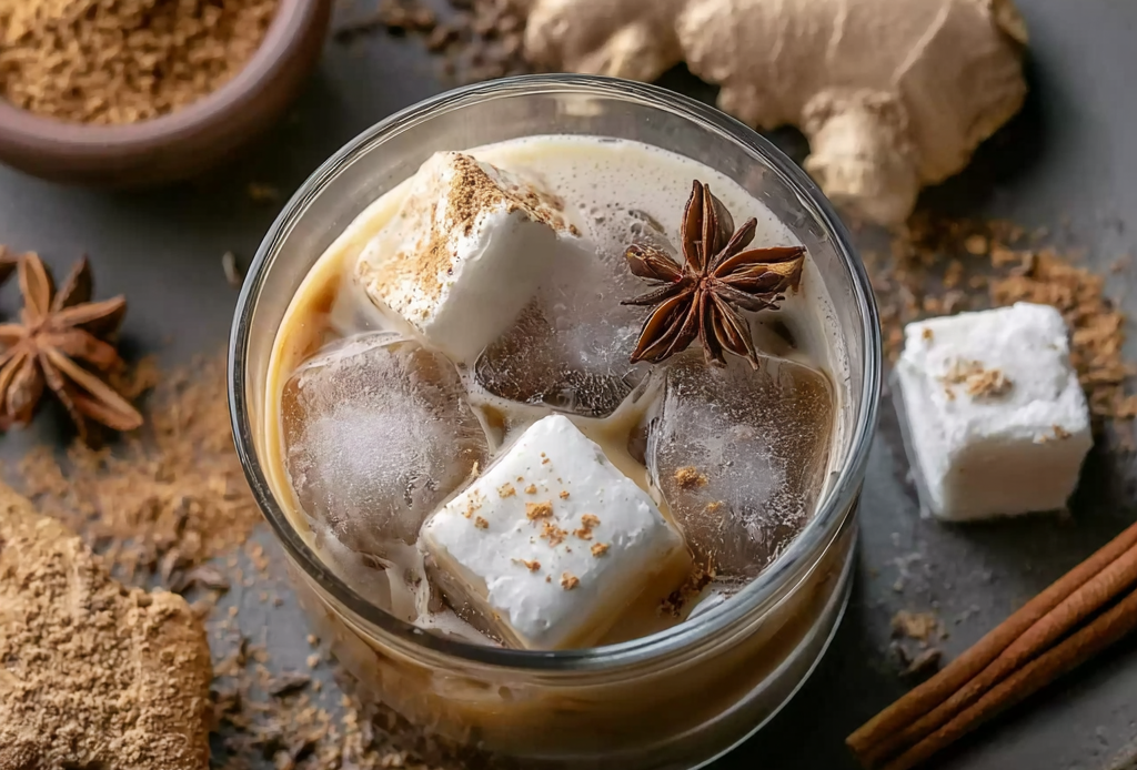 Iced Gingerbread Chai Latte Recipe