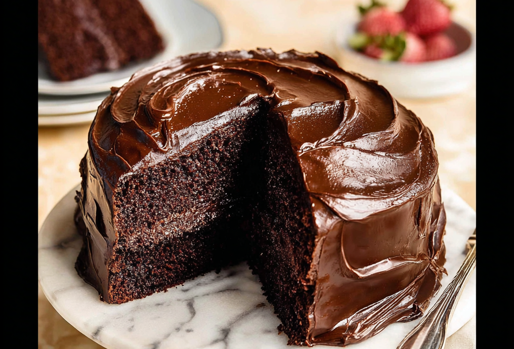 Matilda-Inspired Chocolate Layer Cake