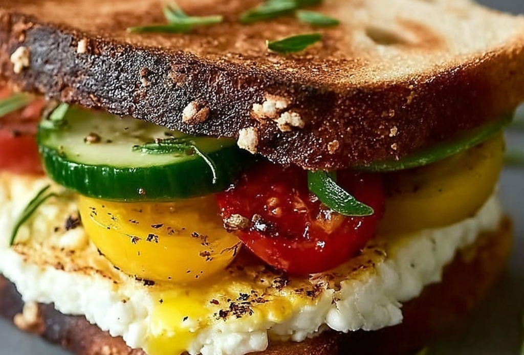 Mediterranean-Inspired Breakfast Sandwich