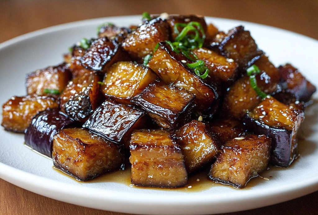 Miso-Glazed Eggplant Preparation