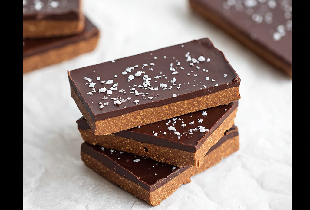 No-Bake Chocolate Peanut Butter Protein Bars