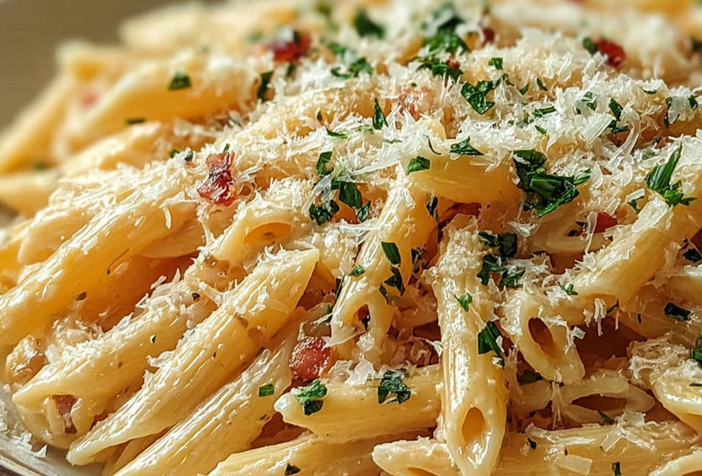 One Pot Creamy Garlic Pasta