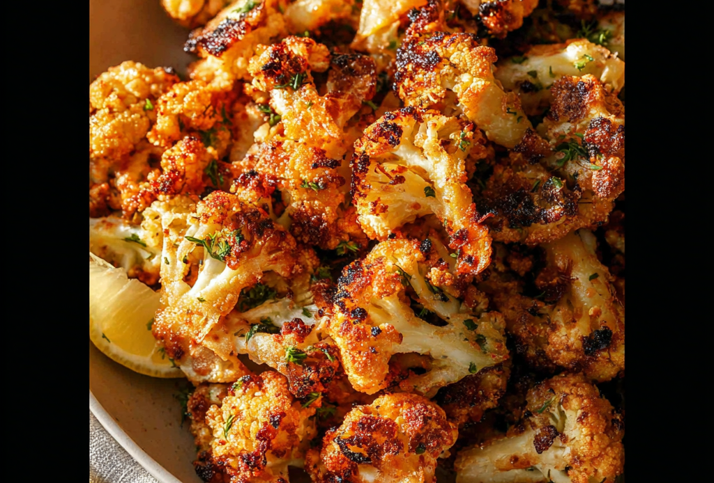 Parmesan-Crusted Roasted Cauliflower