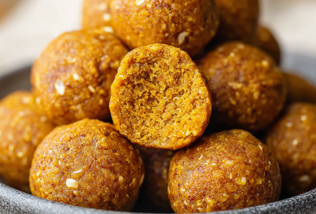 Pumpkin Spice Protein Energy Balls