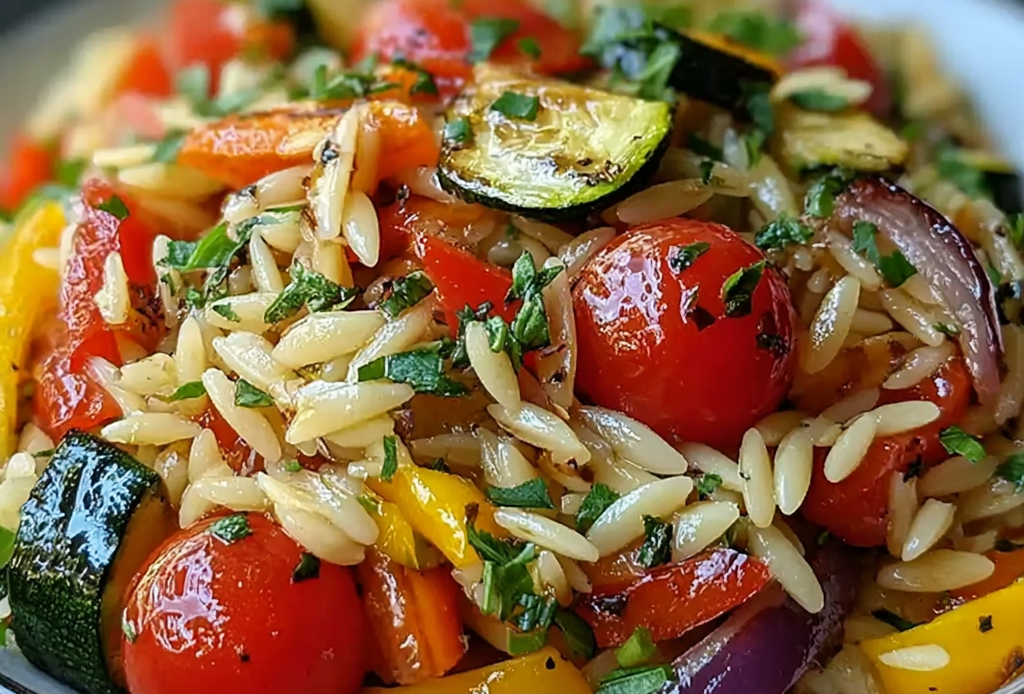 Roasted Vegetable Orzo