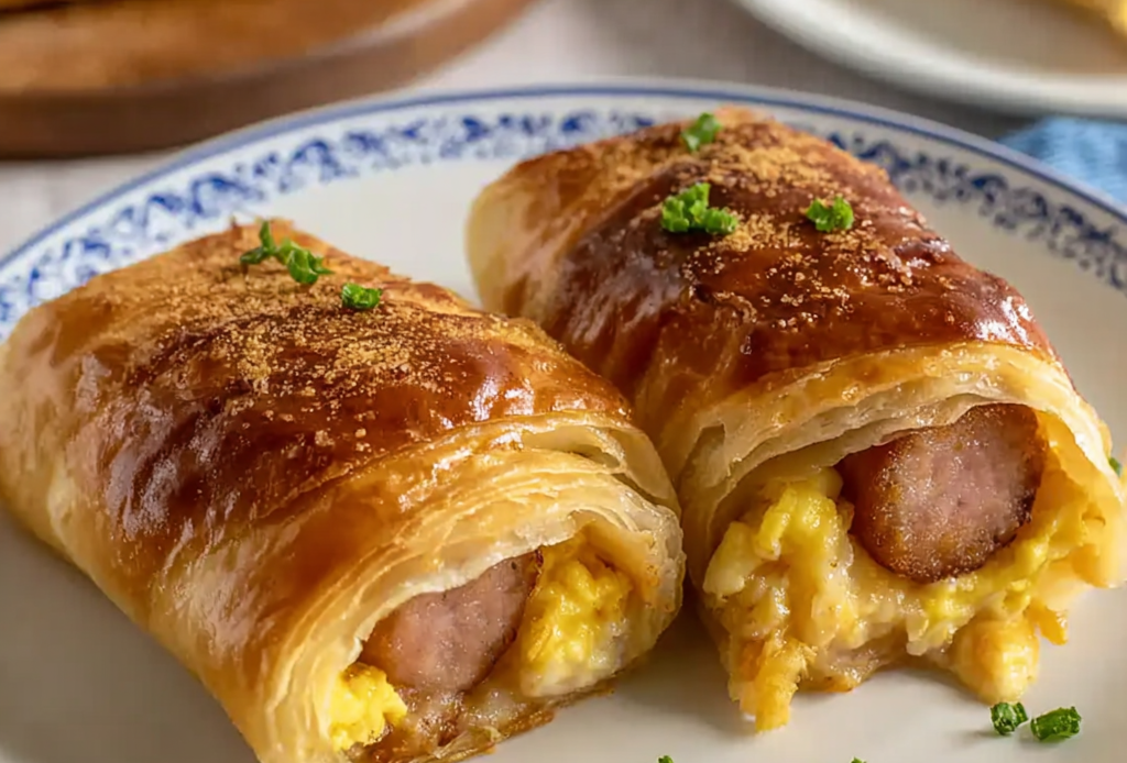 Sausage and Egg Breakfast Roll-Ups