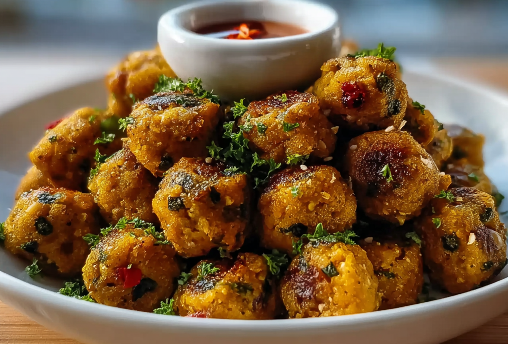 Savory Chickpea Bites