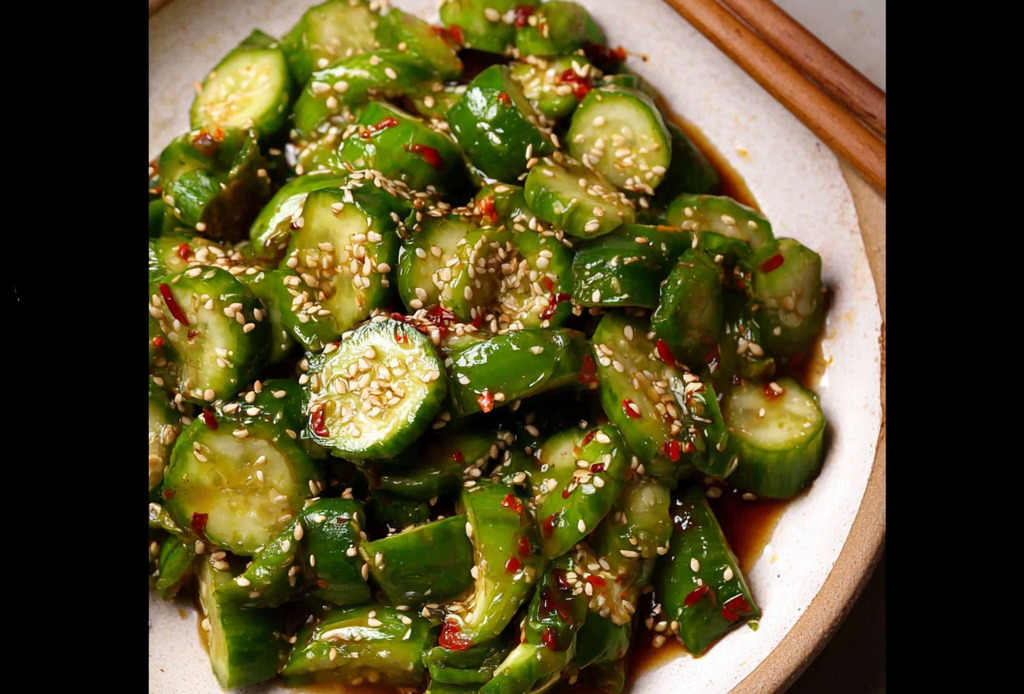 Spicy Cucumber Salad with Sesame