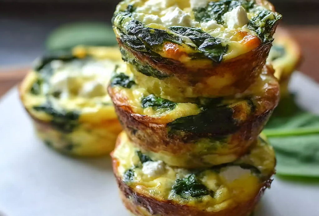 Spinach and Feta Egg Muffins