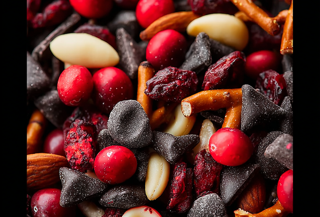 Spooky Sweet Halloween Vampire Bite Snack Mix