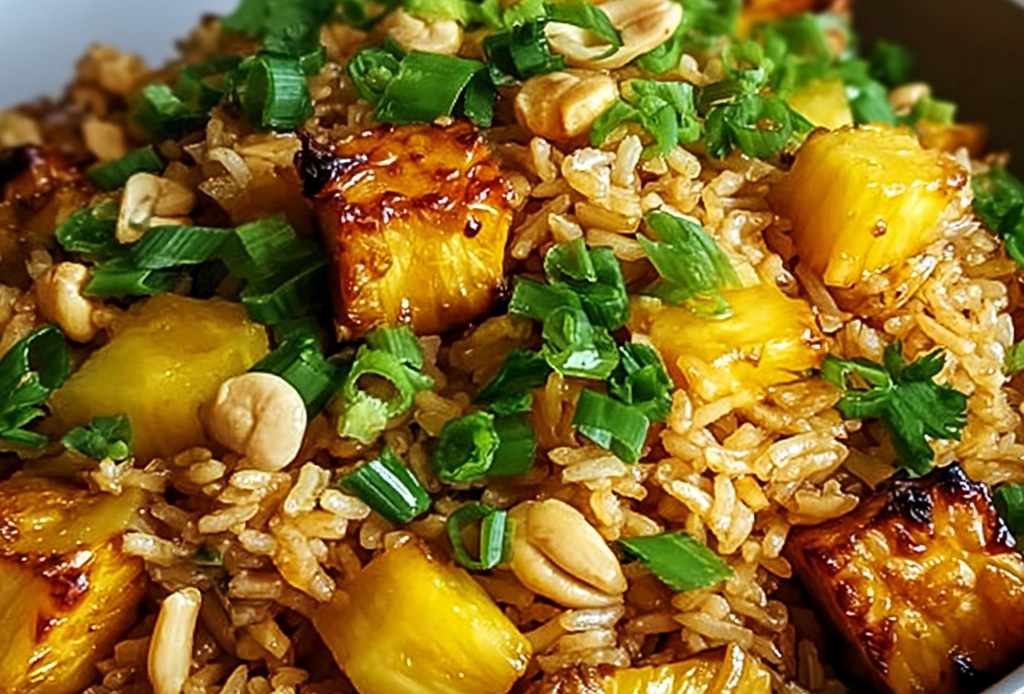 Tropical Pineapple Fried Rice Delight