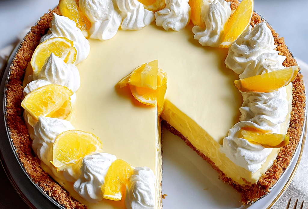 Zesty Lemon Cream Pie Delight