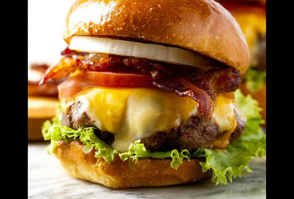 Bacon Cheeseburger Preparation Instructions