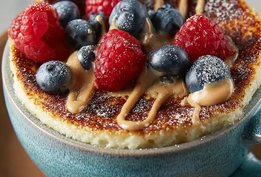 Baked Protein Pancake Bowl