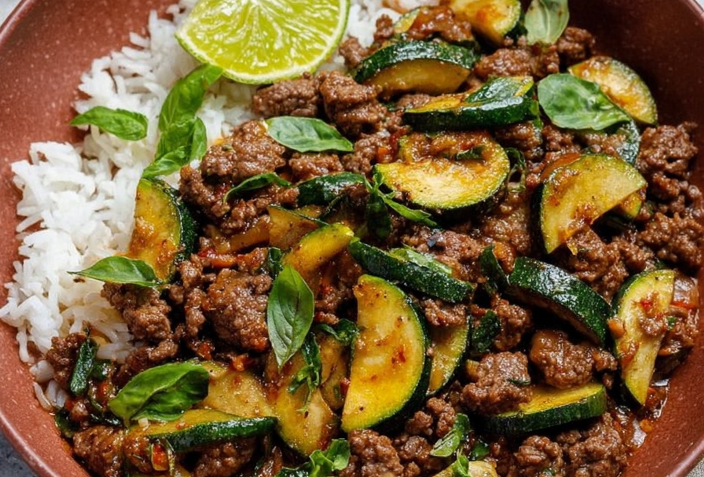 Beef and Zucchini Skillet Dinner