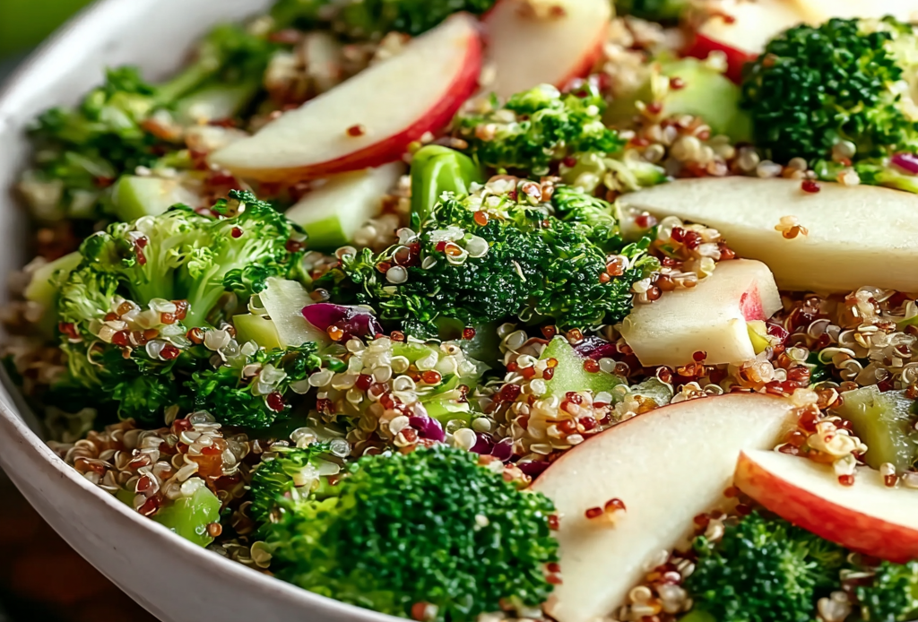 Broccoli Apple Quinoa Salad