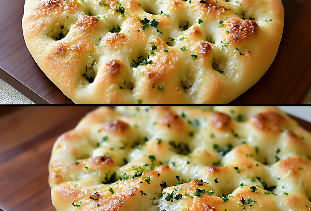 Cheesy Garlic Parmesan Focaccia