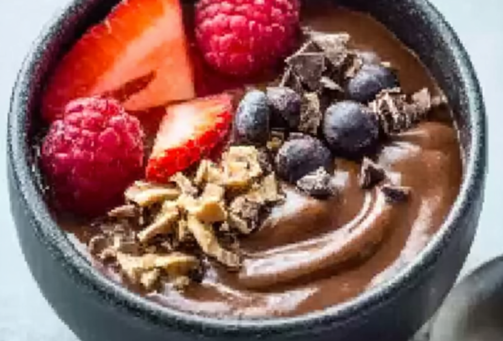 Chocolate Protein Pudding Preparation