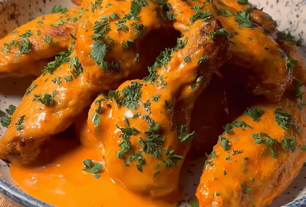Creamy Buffalo Chicken Wings