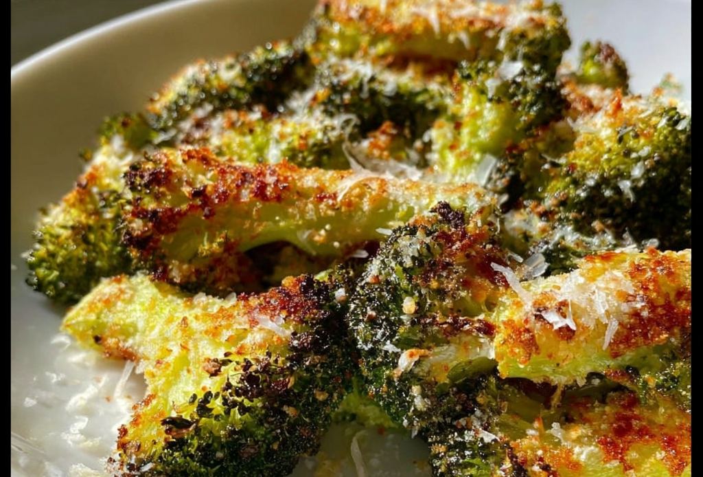 Crispy Parmesan Broccoli