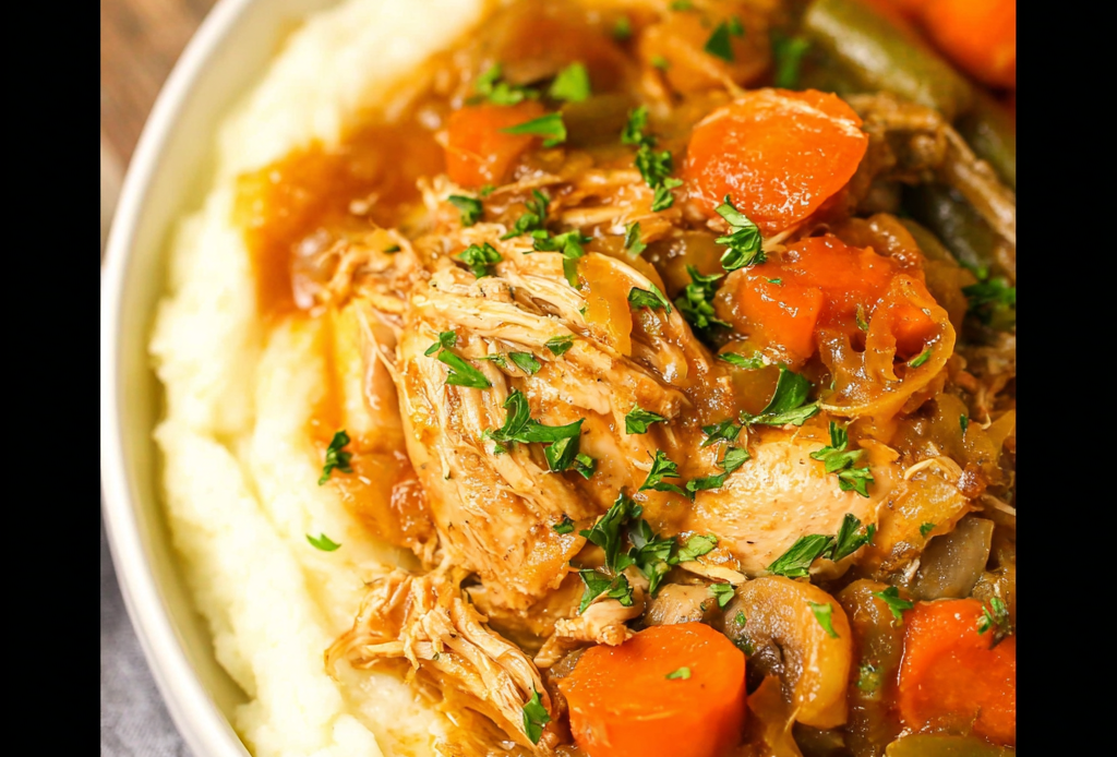 Crockpot Chicken and Vegetable Roast