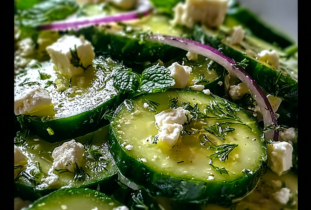 Cucumber Salad with Feta and Dill