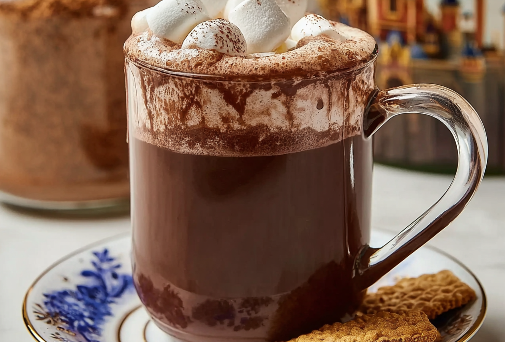 Disneyland's Hot Chocolate Preparation