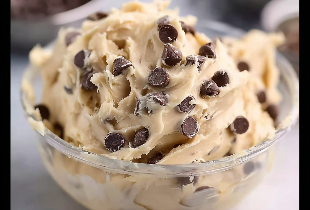 Greek Yogurt Cookie Dough Preparation
